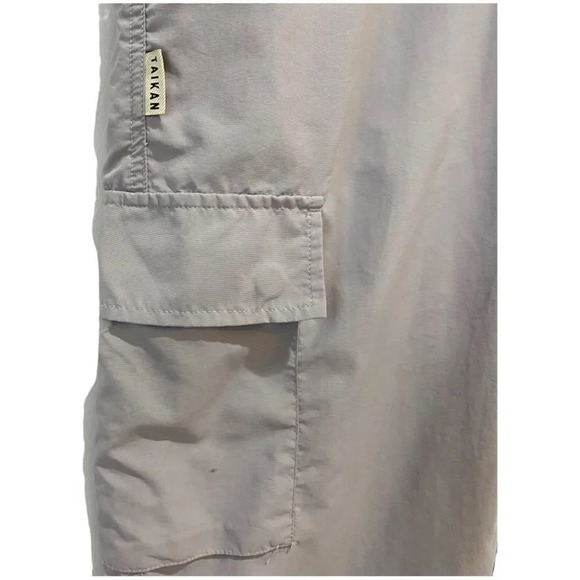 Taiken Nylon Grey Utility Cargo Jogging Pants Size L - Picture 2 of 15